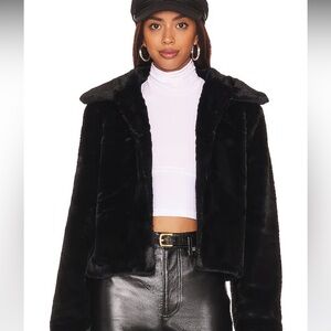 Superdown Tianna Faux Fur Jacket